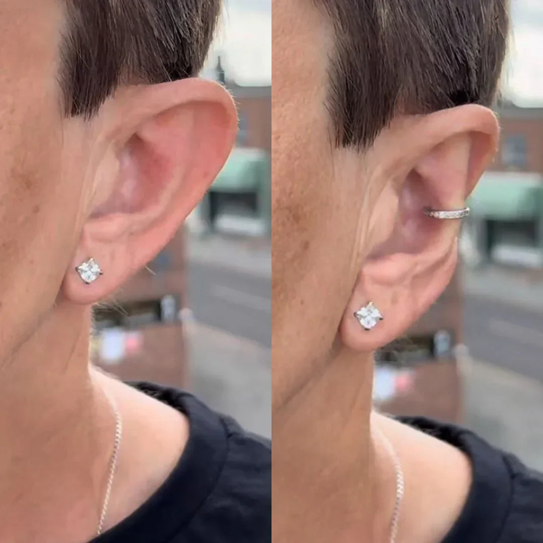 Earfix – Wiederverwendbarer Ohrring für einen natürlichen Look der dein Gesicht harmonisiert